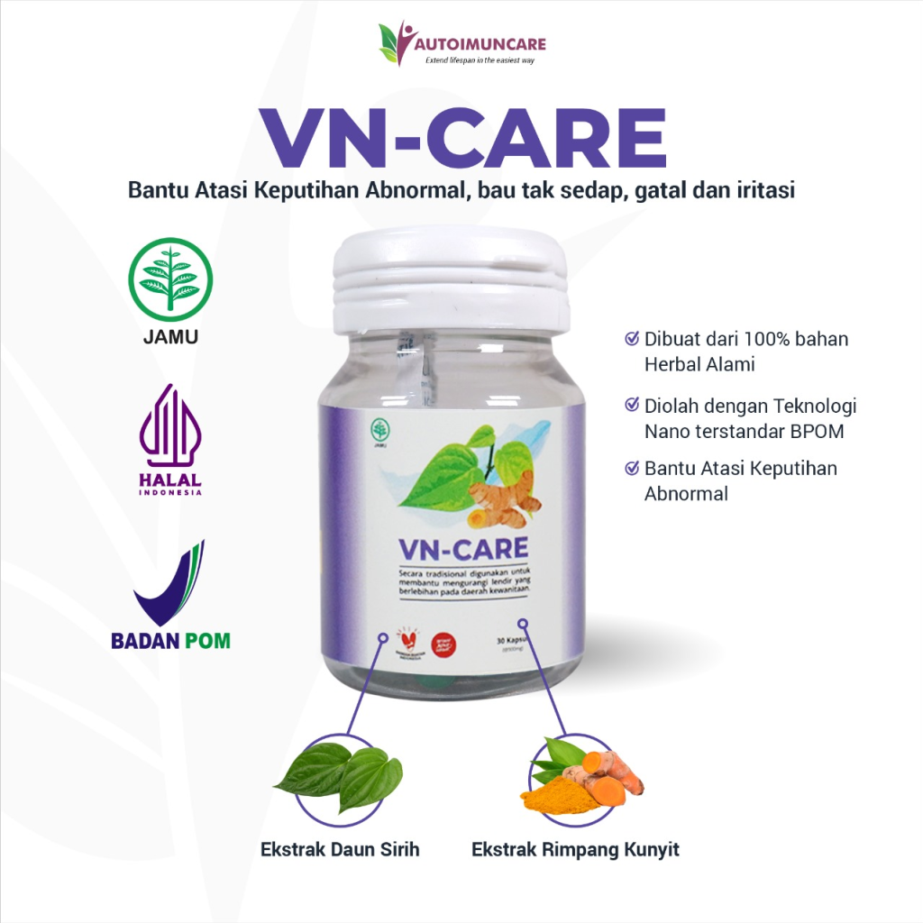 vn-care bantu atasi keputihan abnormal, bau tak sedap, gatal, dan iritasi